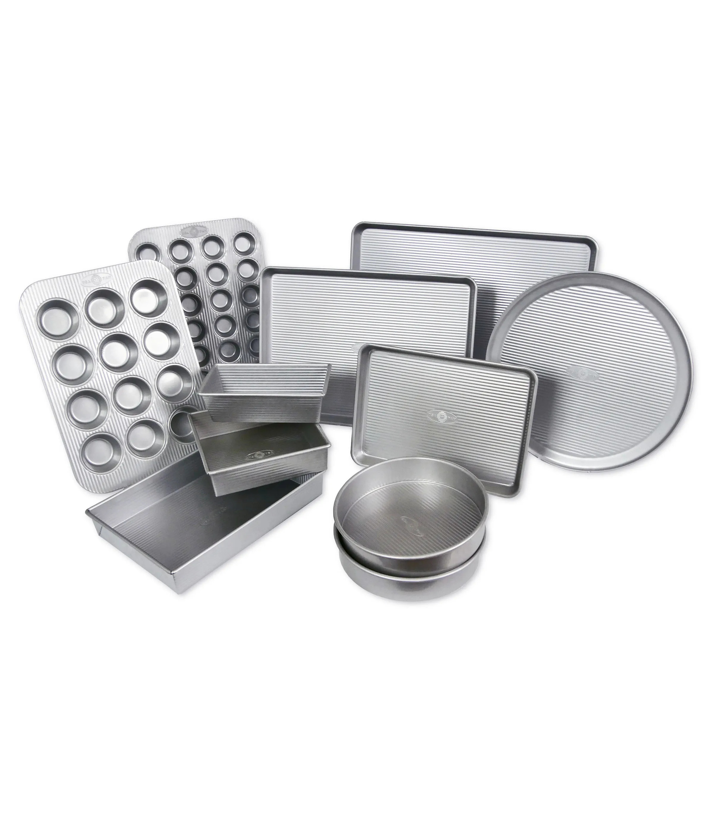 11 Piece Nonstick Bakeware Set, Aluminized Steel - USA Pan